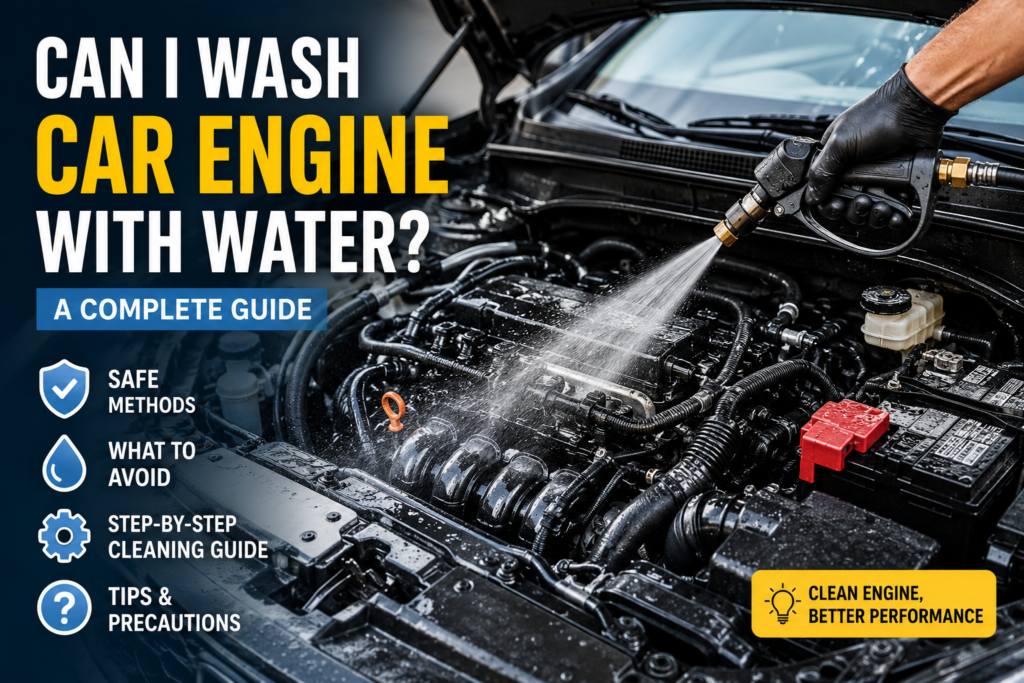 Can I Wash My Car Engine With Water?