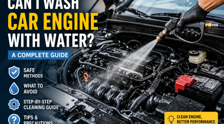 Can I Wash My Car Engine With Water?