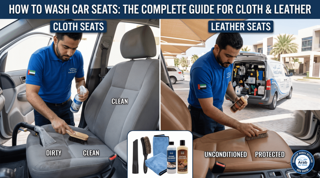 How to Wash Car Seats